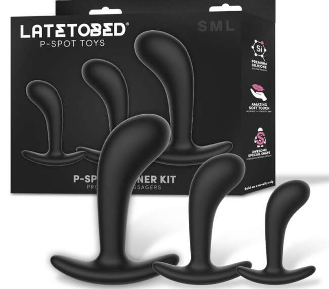 Set of 3 P-Spot Trainer Prostatic Massagers