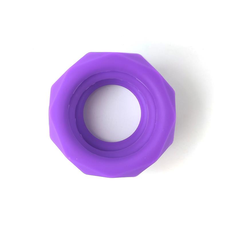 Set of 3 penis rings Silicone Purple – Image 3