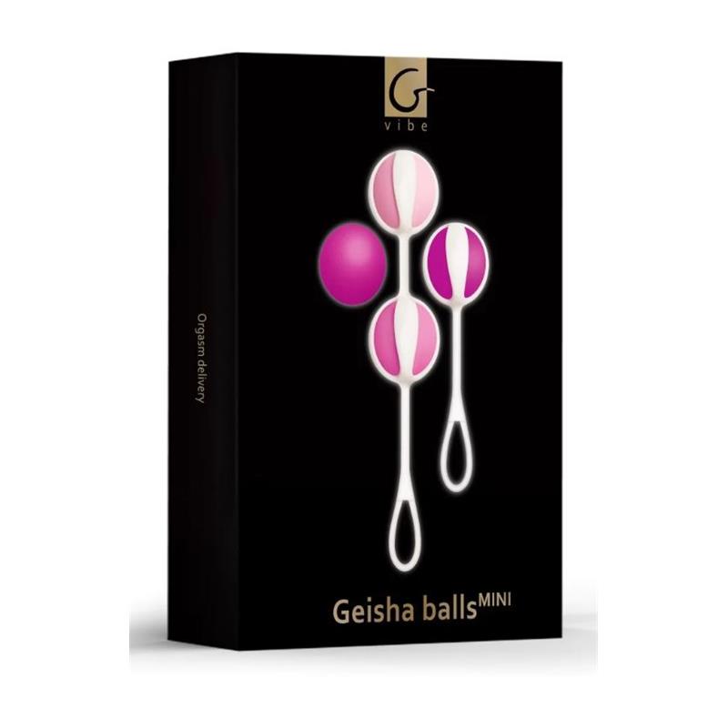 Set of 4 Geisha Balls Mini Raspberry – Image 3