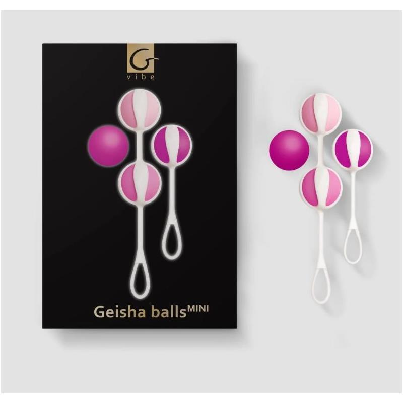 Set of 4 Geisha Balls Mini Raspberry – Image 7
