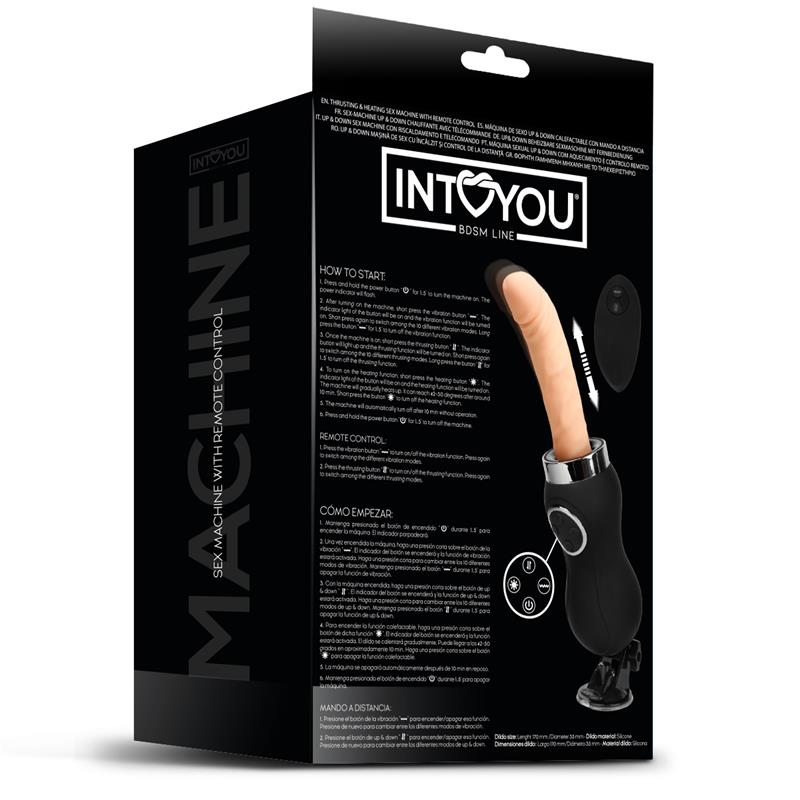 Sex Machine Vibration, Thrusting and Heat Remote Control USB – Image 6