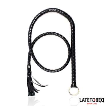 Shiny Black Long Whip 138cm