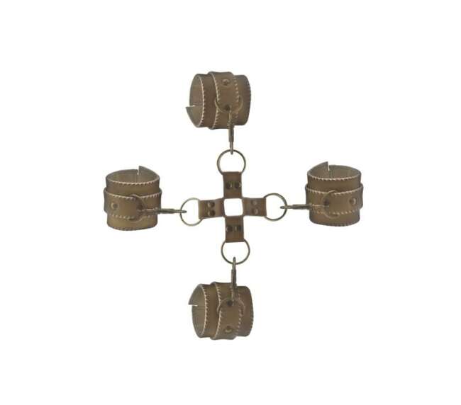 Shots Ouch! Brown Hogtie