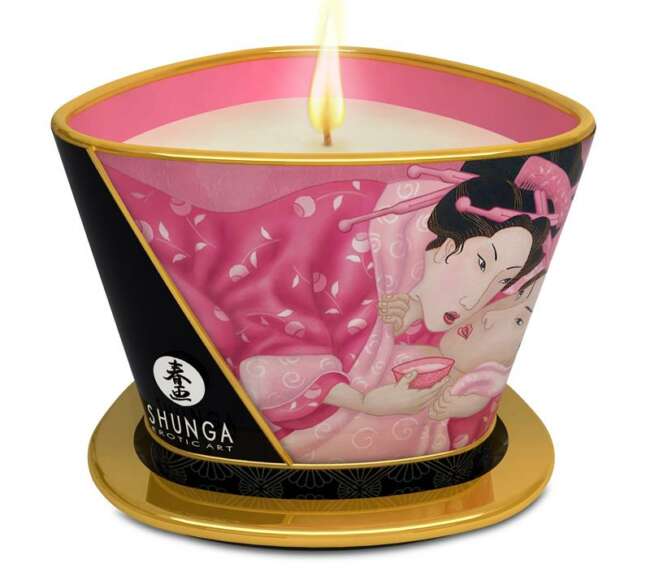 Shunga Candle Massage Rose