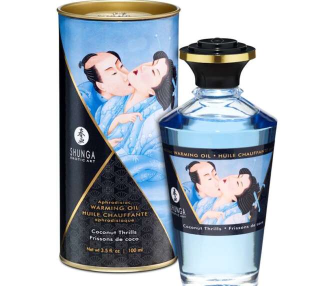 Shunga Warming Massage Oil Coconut Aroma