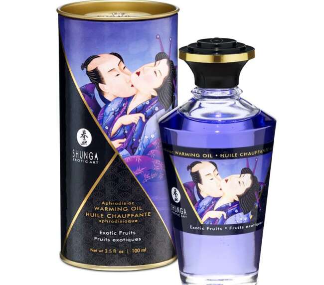 Shunga Warming Massage Oil Exotic Fruit Aroma