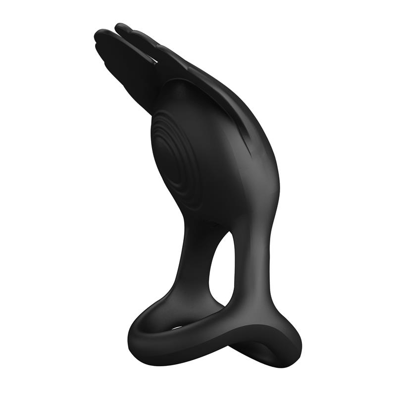 Silas Vibrating Penis Ring Black ā Image 6
