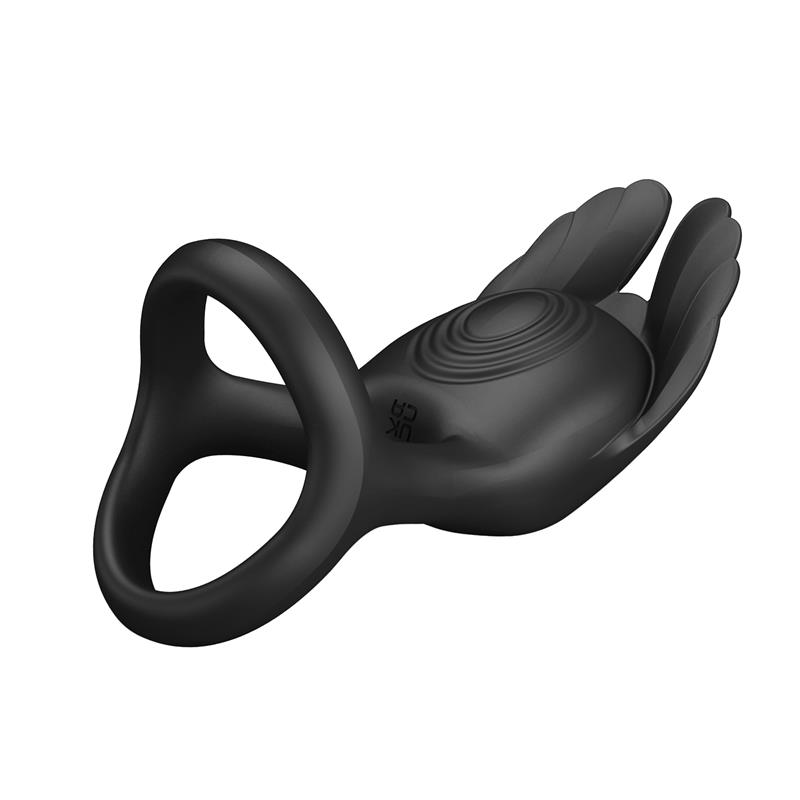 Silas Vibrating Penis Ring Black ā Image 9