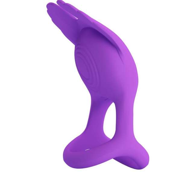 Silas Anillo Vibrador para el Pene Morado