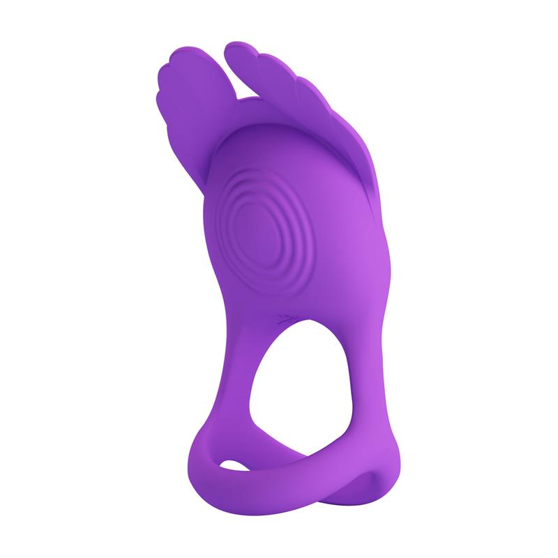 Silas Vibrating Penis Ring Purple ā Image 10
