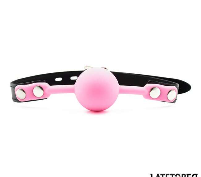 Silicone Ball Gag  Pink