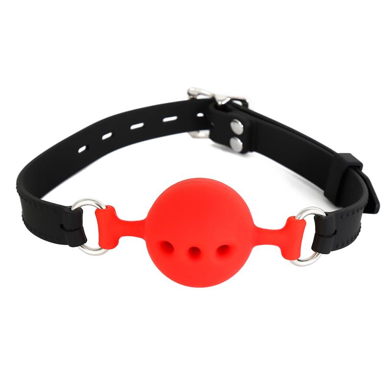 Silicone Breathable Ball Gag S - 4 cm – Image 3