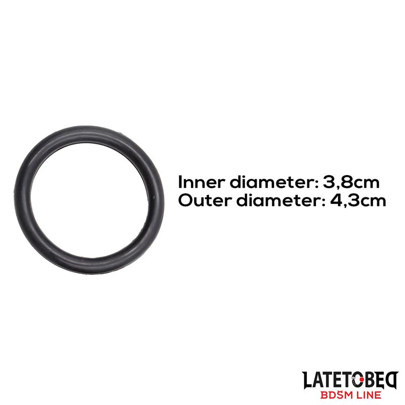 Silicone Cock Ring Diam. int. 3.8 cm Diam. ext. 4.3 cm – Image 3