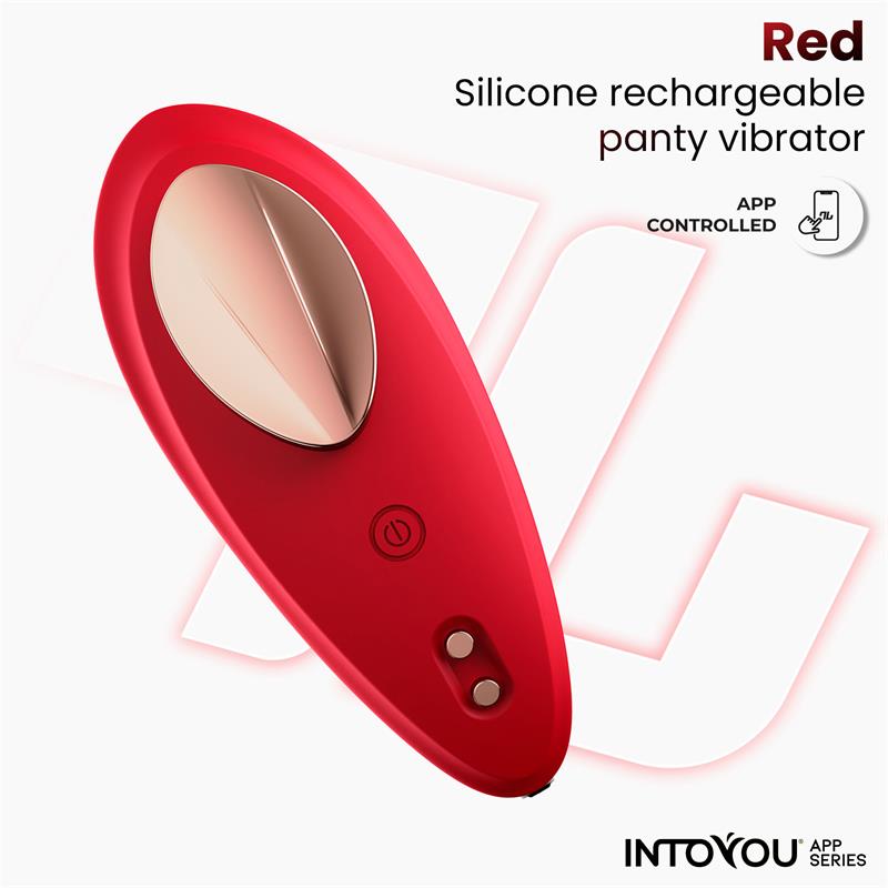 Silicone Panty Vibrator with App Layer Red – Image 7