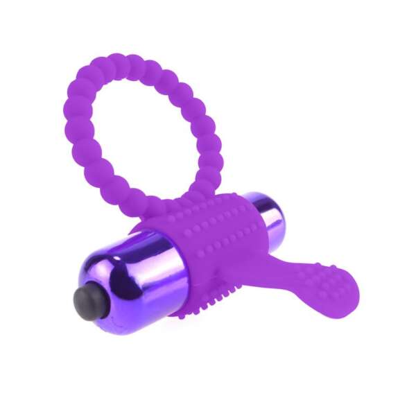 Silicone Ring with Bullet Purple – Image 3