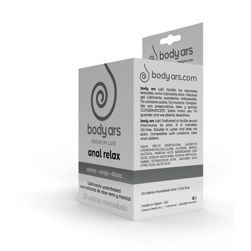 Single Dose Anal Relaxing Water Based Lubricant Gel 20 x 4 ml - Image 3