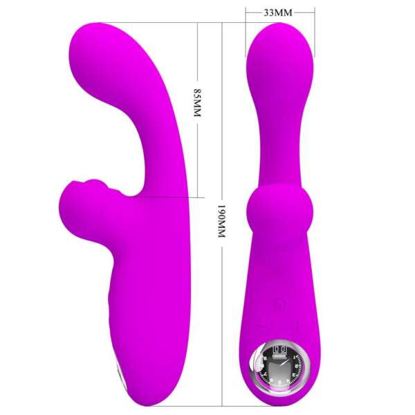 Skylar Bunny Vibrator and Thumping  Fuchsia – Image 3
