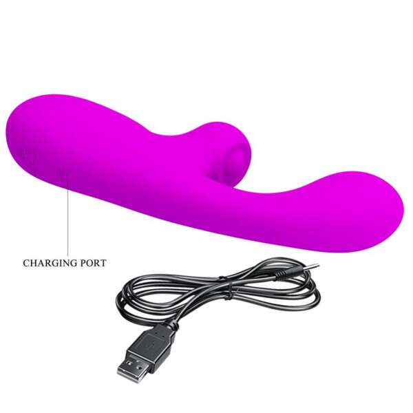 Skylar Bunny Vibrator and Thumping  Fuchsia – Image 4