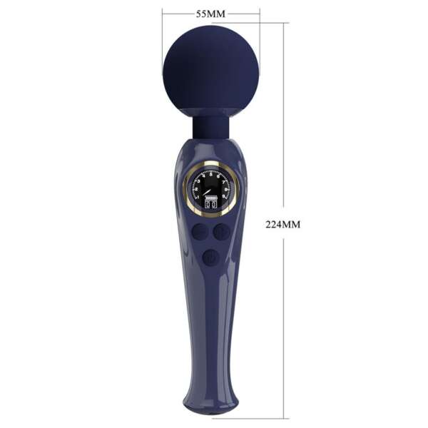 Skyler Massager Wand with Digital Screen Blue – Image 5