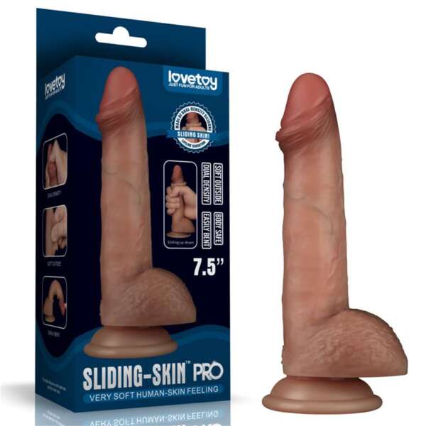 Sliding Pro Dildo Sliding Skin Dual Layer 7.5 – Image 10