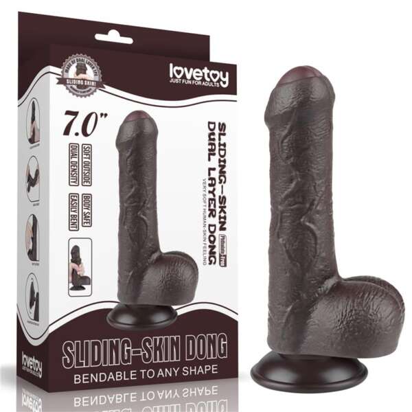 Sliding Skin Dual Layer Dildo 7 – Image 11