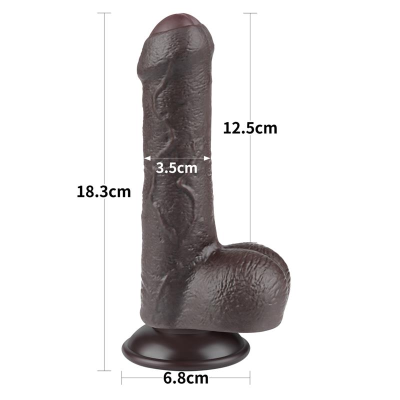 Sliding Skin Dual Layer Dildo 7 - Image 9