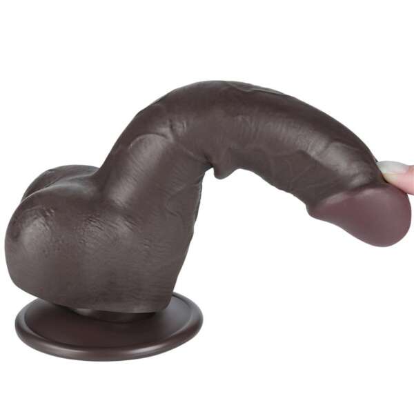 Sliding Skin Dual Layer Dildo 7.5 – Image 10