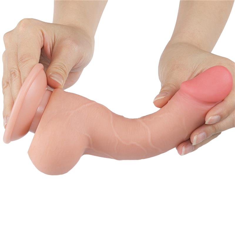 Sliding Skin Dual Layer Dildo 7.5 – Image 10