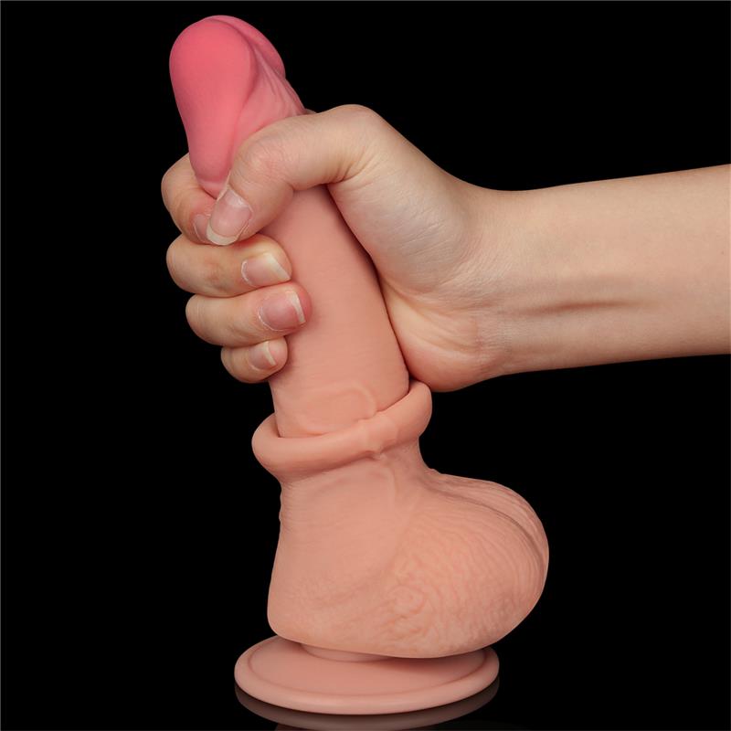 Sliding Skin Dual Layer Dildo 7.5 – Image 11