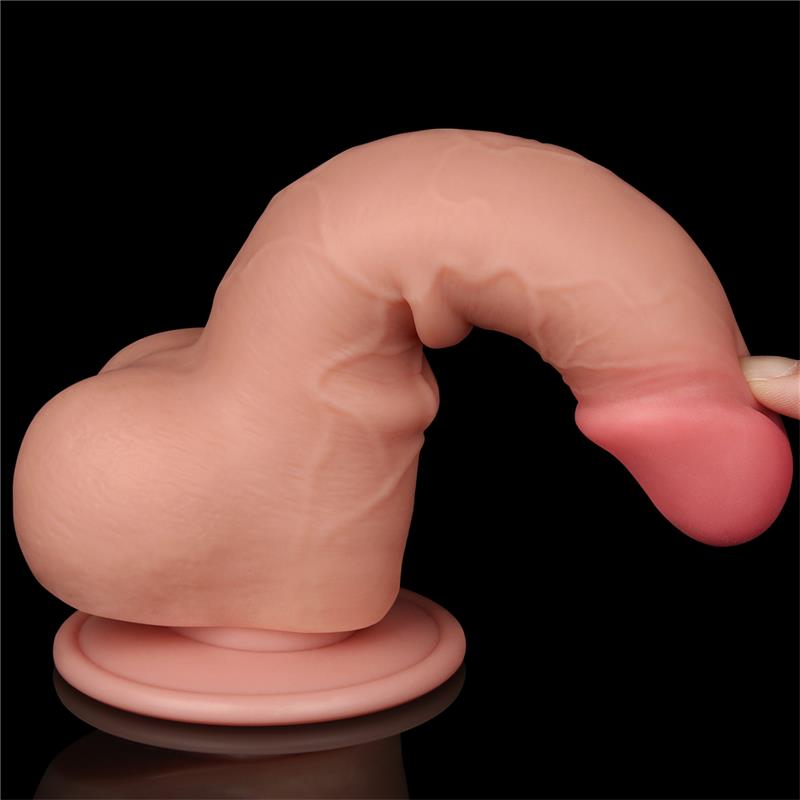 Sliding Skin Dual Layer Dildo 7.5 – Image 13