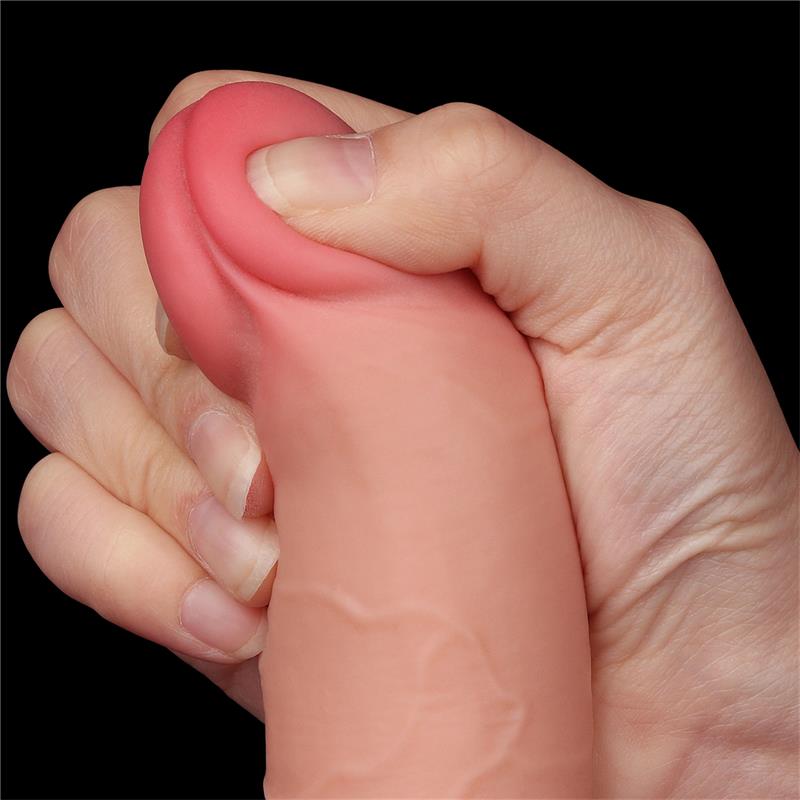 Sliding Skin Dual Layer Dildo 7.5 – Image 3