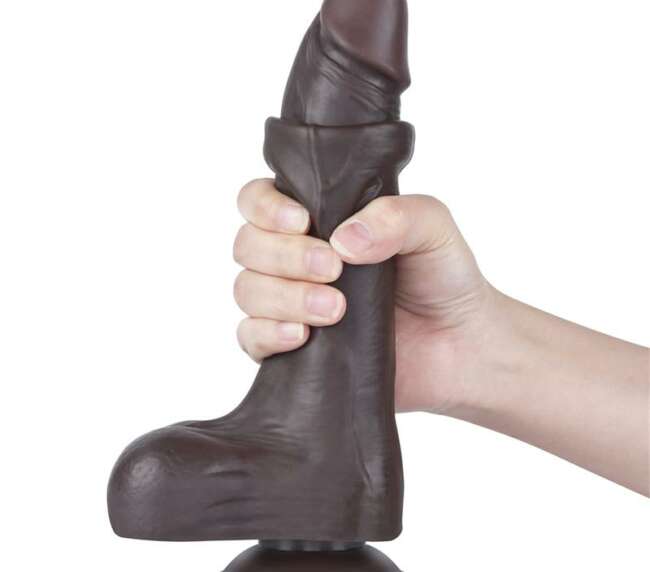 Sliding Skin Dual Layer Dildo 8.5