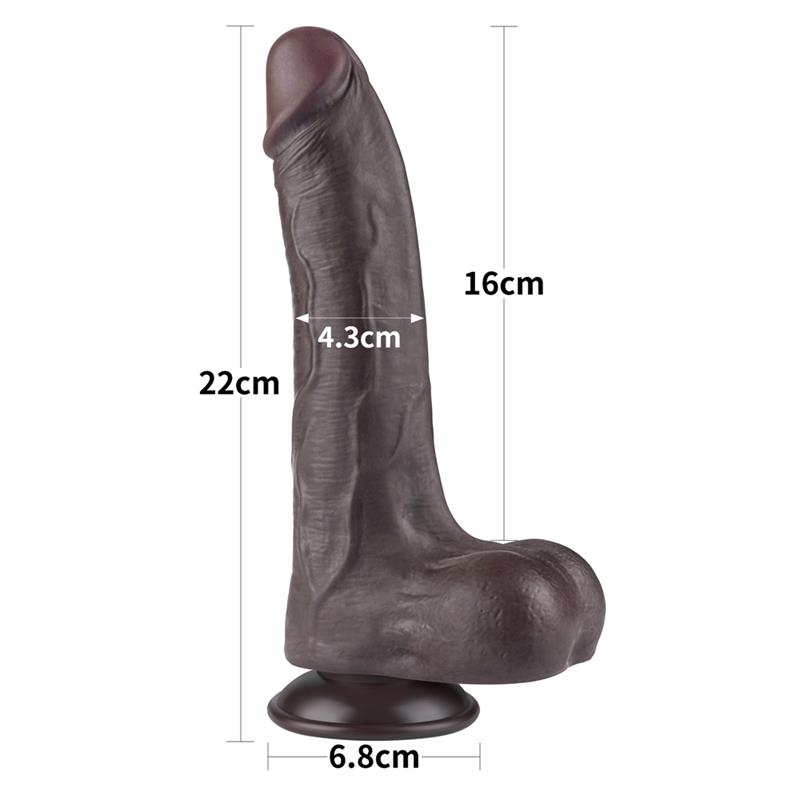 Sliding Skin Dual Layer Dildo 8.5 – Image 3