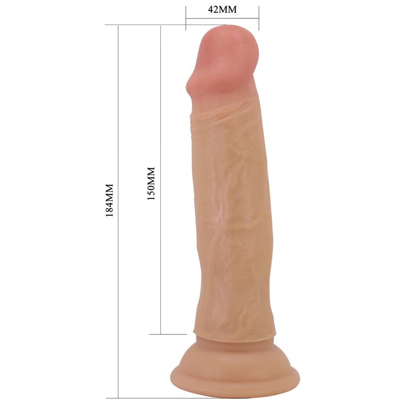 Sliding Skin Realistic Dildo 18.4 cm – Image 5