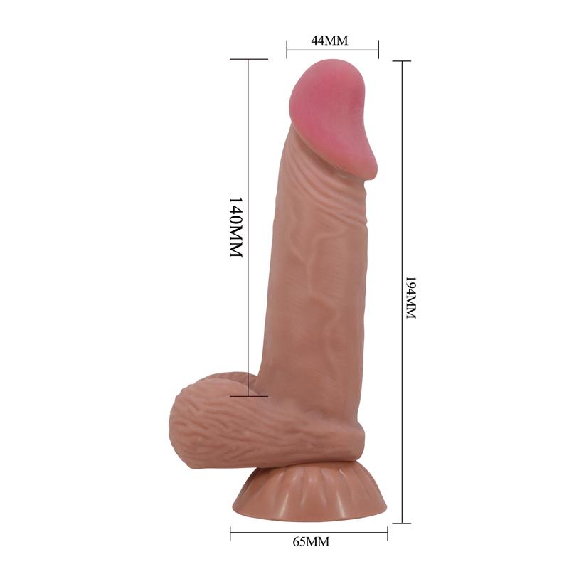 Sliding Skin Realistic Dildo 19.4 cm – Image 10