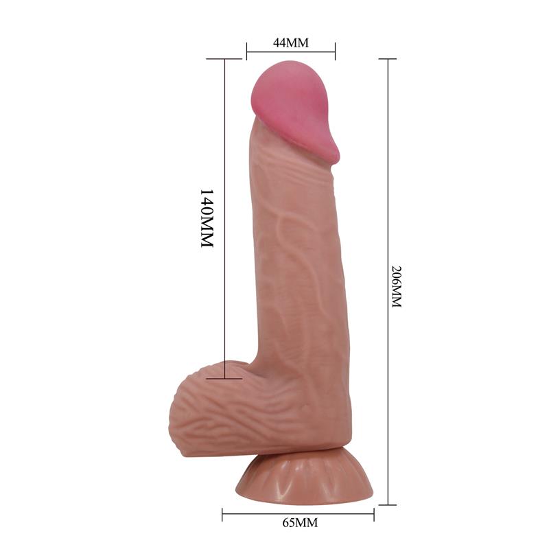 Sliding Skin Realistic Dildo 20.6 cm - Image 8
