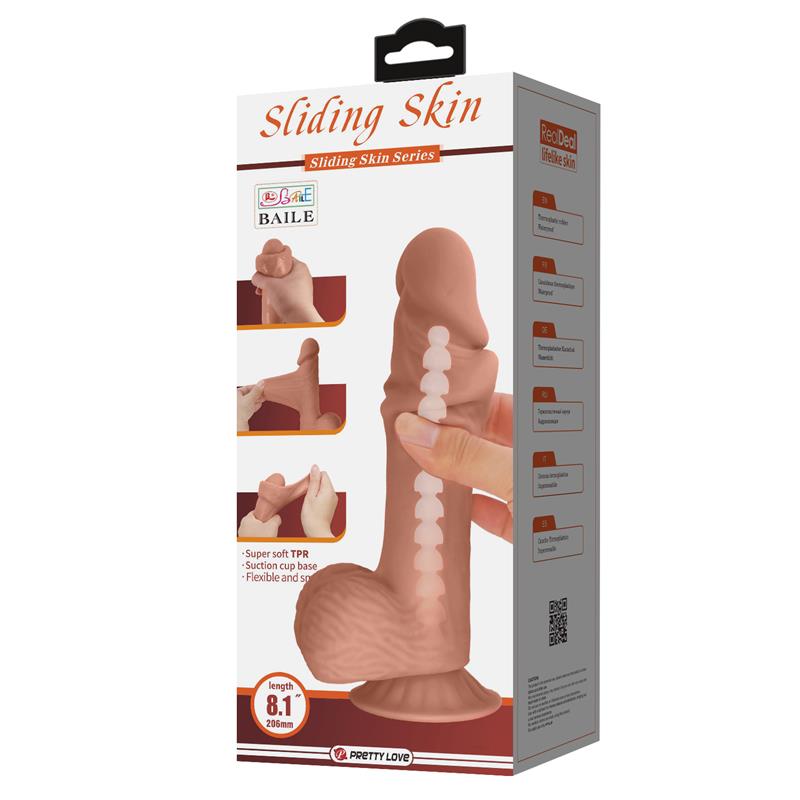 Sliding Skin Realistic Dildo 20.6 cm - Image 10