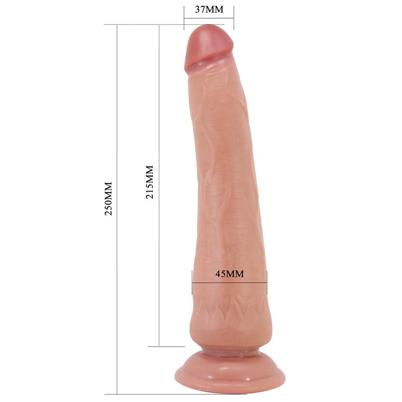 Sliding Skin Realistic Dildo Tan 25 cm – Image 6