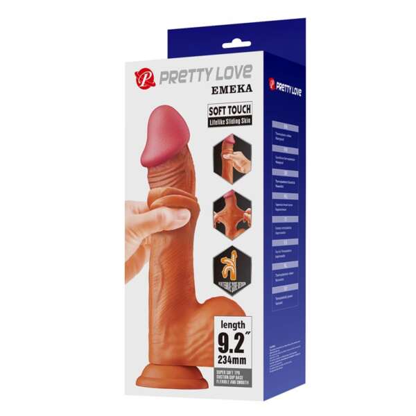 Sliding Skin Solid Dildo 9,2 Flesh – Image 3