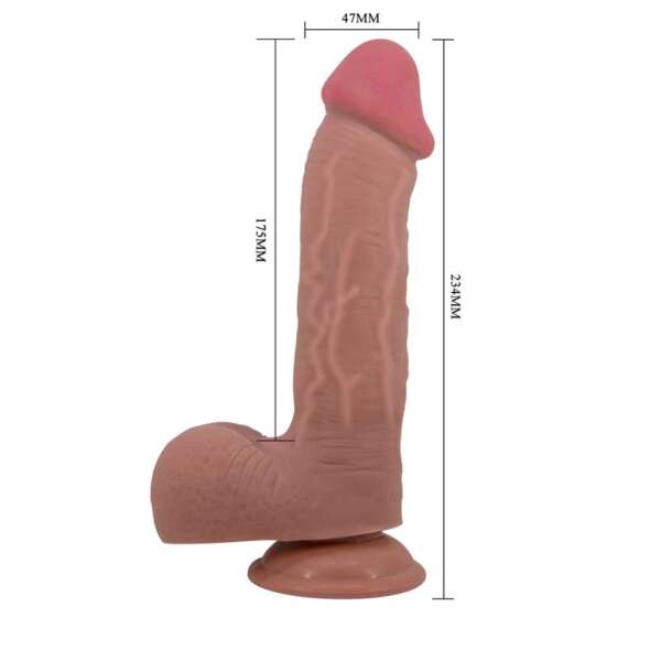 Sliding Skin Solid Dildo 9,2 Flesh – Image 4