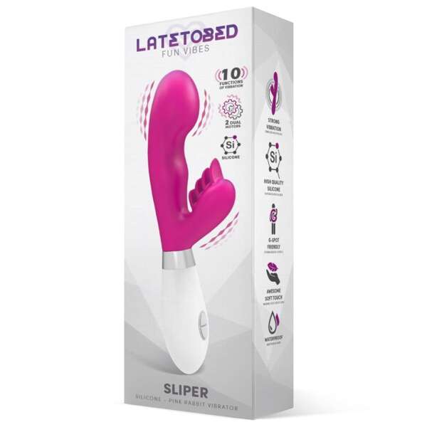 Sliper Rabbit Vibe Silicone Pink – Image 5