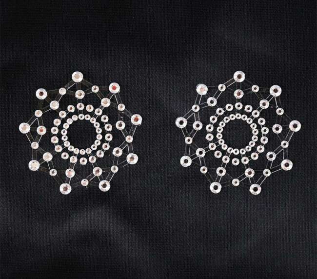 Snowflake Nipple Covers White