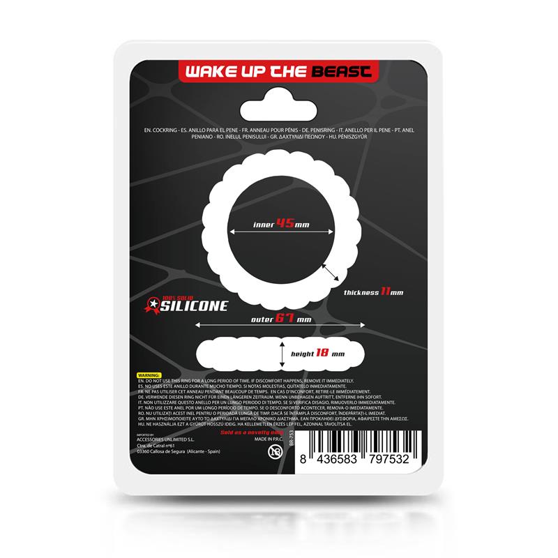Solid Silicone Cock Ring 4.5 cm – Image 3