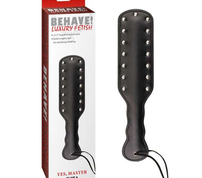 Spanking Paddles Black Yes, Master