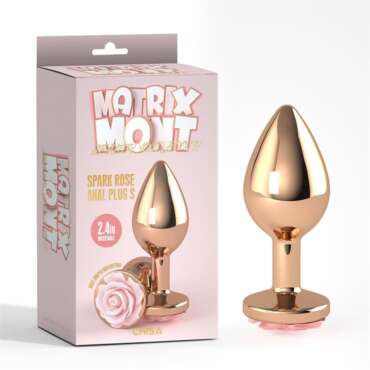 Spark Rose Jewel Anal Plug Size S
