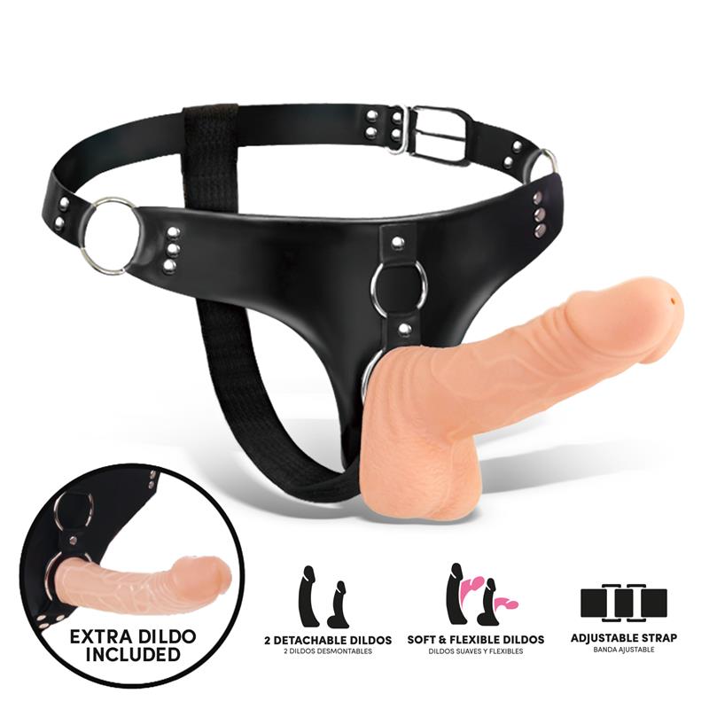 Sparo Detachable Strap-On with 2 Dildo Realistic – Image 8