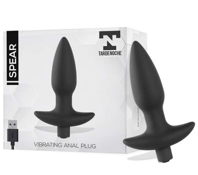 Spear Vibrating Anal Plug USB Silicone