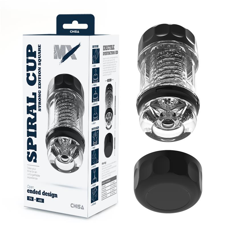 Spiral Cup Strong Edition Square Male Masturbator – Image 3