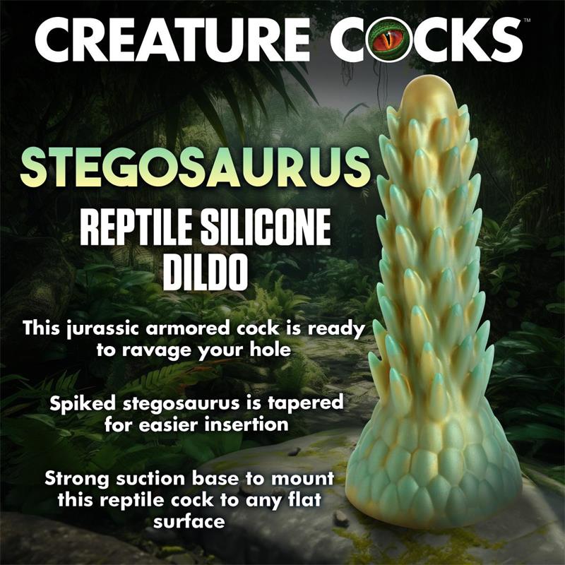Stegosaurus Spiky Reptile Dildo – Image 5