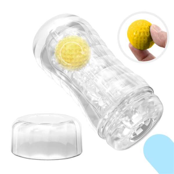 Stellar Ball-Rolling Masturbator Cup Yellow – Image 4